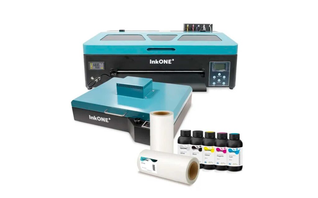 Pack Impresora DTF DM3H 35 cm 1 cabezal (Equipo completo con horno manual) InkOne