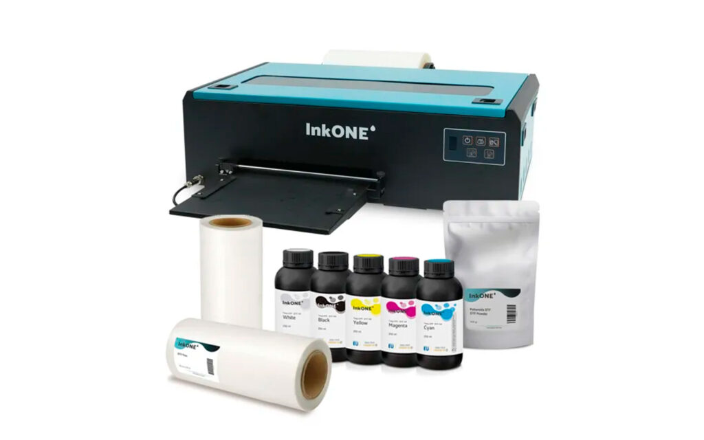 Pack Impresora DTF DS1 20cm InkOne (Film + Tintas)