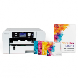 PACK Impresora de Sublimación Sawgrass SG1000 con Tintas Versiflex de 31 ml y Papel HSX EXTRA A3