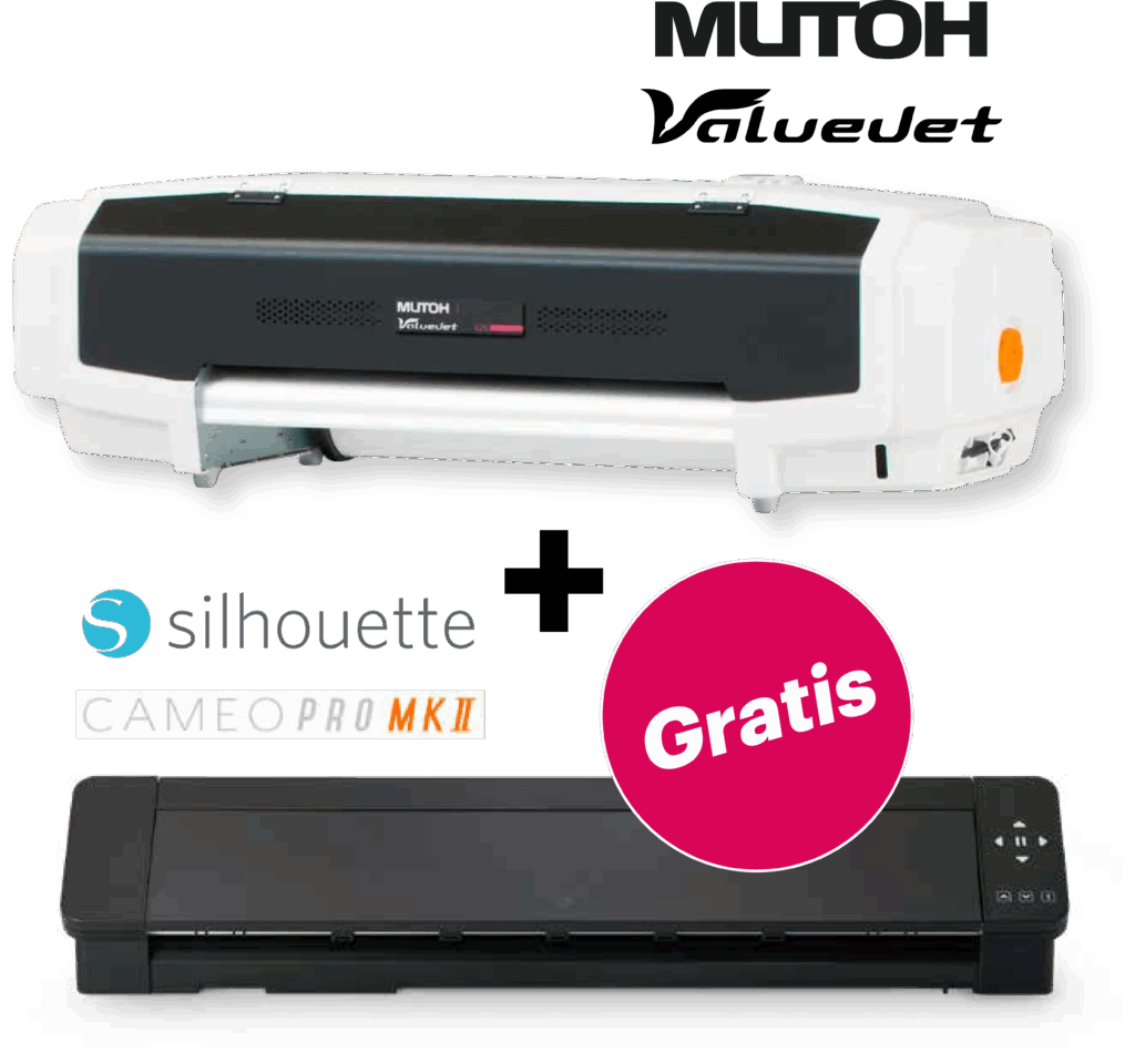 Pack Impresión y Corte Valuejet 628 + Silhouette Cameo Pro MKII